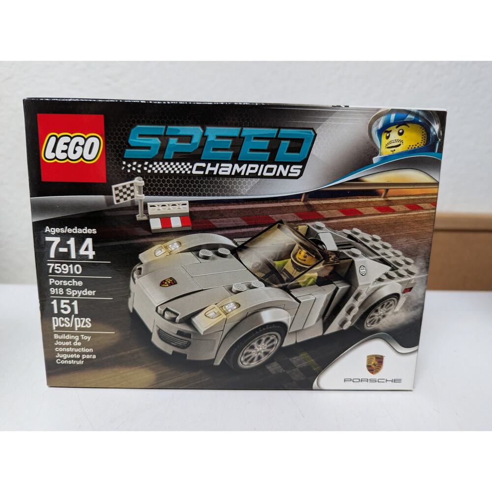 LEGO Speed Champions 75910 Porsche 918 Spyder 151 piece set Factory Sealed